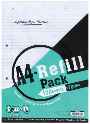 TQ 0705 A4 70G 100S REFILL PACK